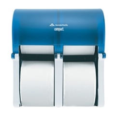 Bathroom Tissue / Toilet Tissue Dispenser Compact® Vertical Four Roll Coreless (Blue)