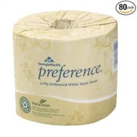 PREFERENCE TOILET TISSUE 2PLY 4IN X 4.05IN 550SHT/RL 80/CS