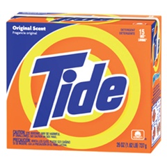 Laundry Detergent - Procter & Gamble Tide® Laundry Detergent Powder - 15 Boxes per Case